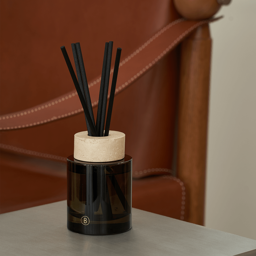 Marble Diffuser Collar - Travertine - DIFFUSER - Black Blaze