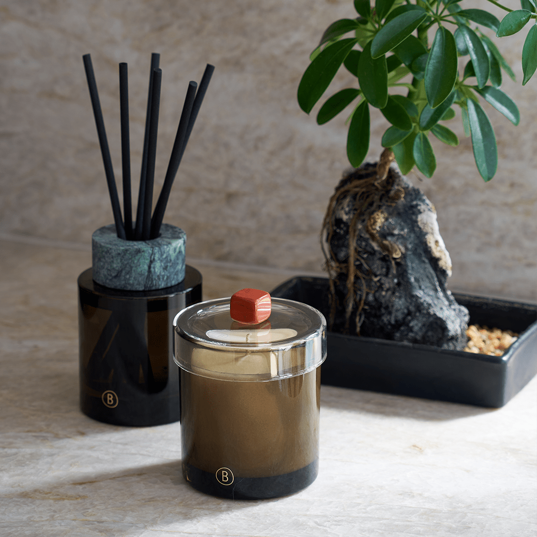 Marble Diffuser Collar - Verde Alpi - DIFFUSER - Black Blaze