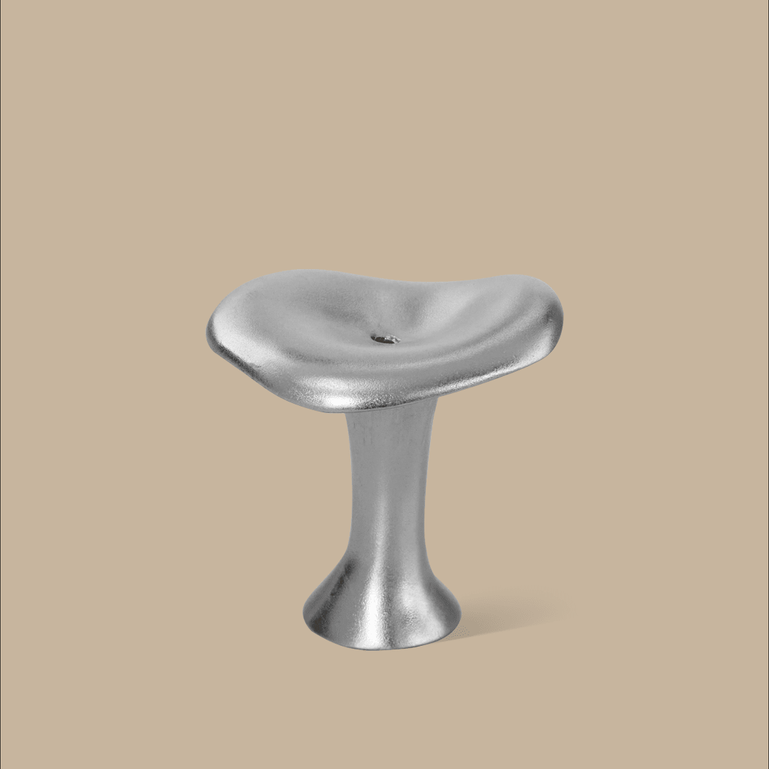 Mushroom Incense Burner - Silver - BLACK BLAZE - Accessories - BLACK BLAZE