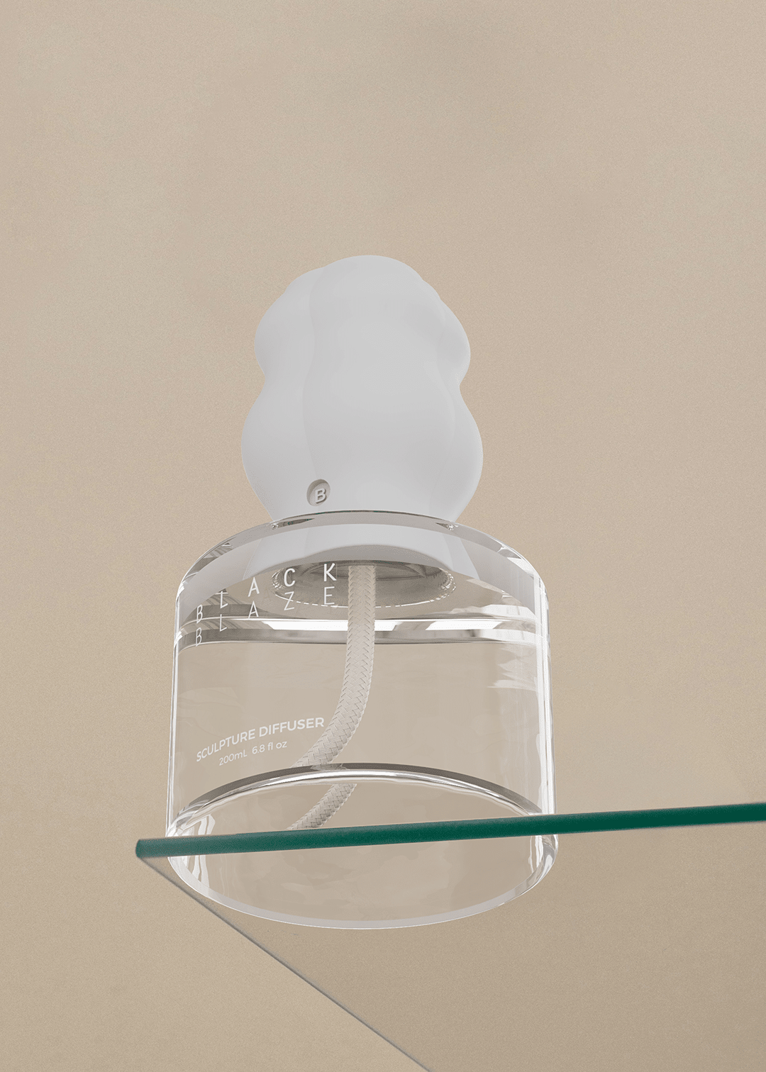 Sculpture Diffuser - Clary Sage - DIFFUSER - Black Blaze