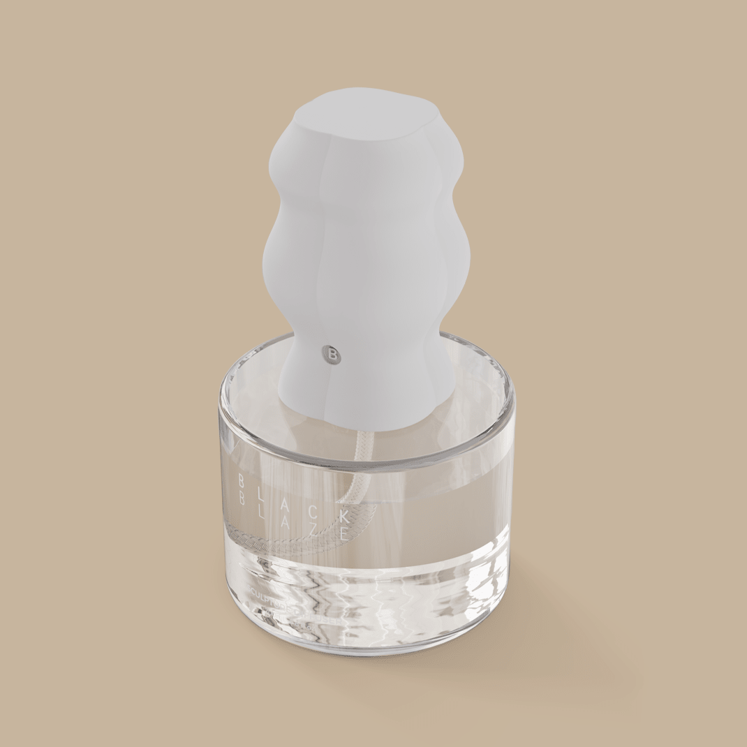 Sculpture Diffuser - Clary Sage - DIFFUSER - Black Blaze