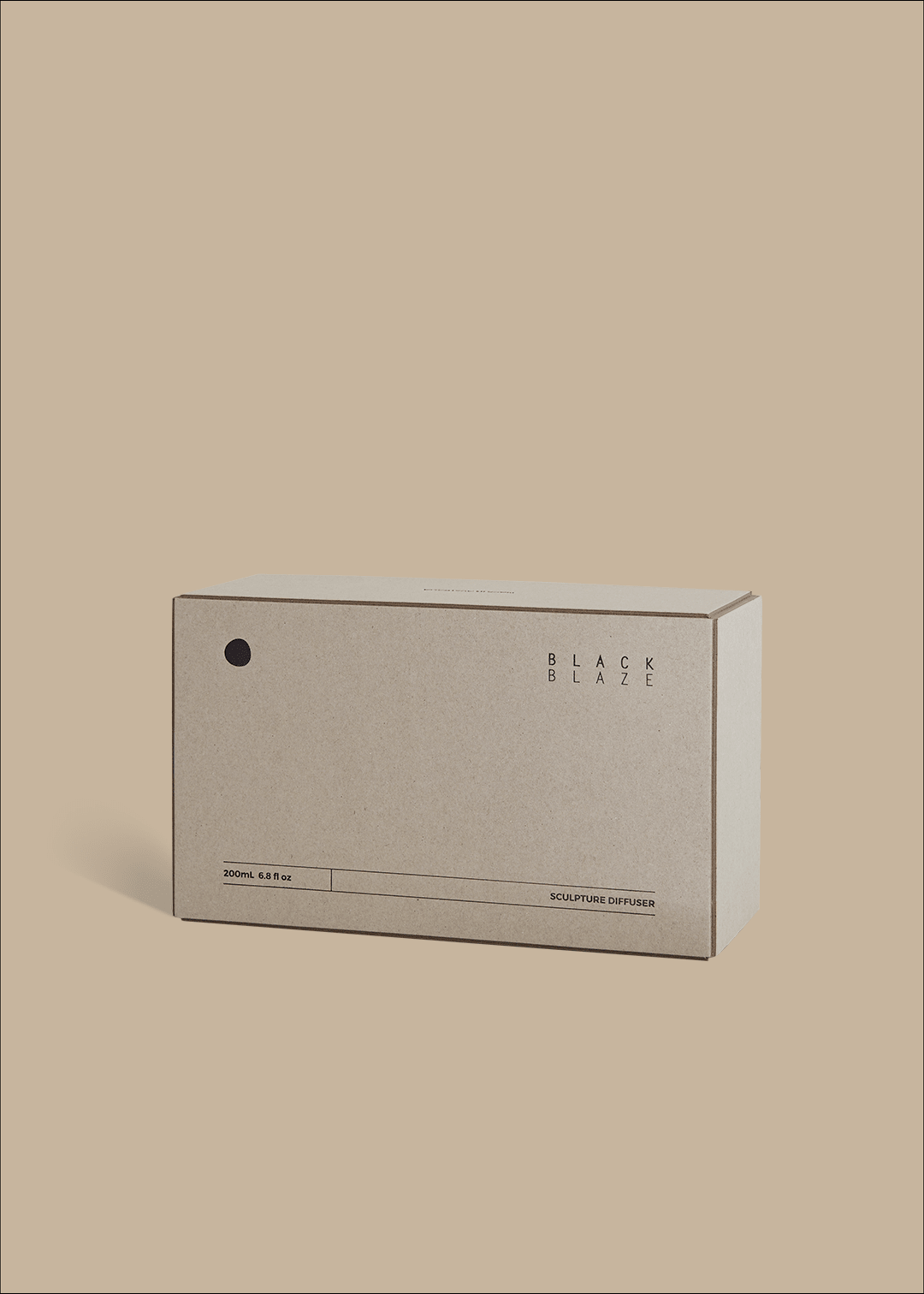 Sculpture Diffuser - Rainforest Sunlight - DIFFUSER - Black Blaze