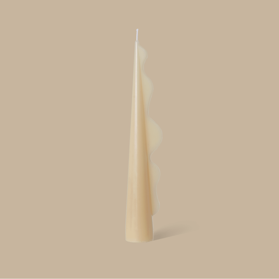 Seaweed Pillar Candle - Apricot - Pillar Candle - Black Blaze