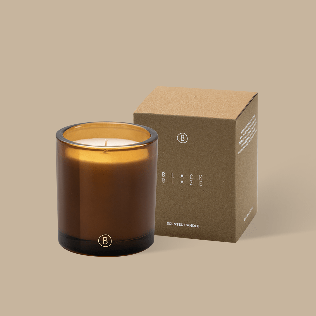 Sunset Embers Scented Candle - HOME CANDLE - Black Blaze