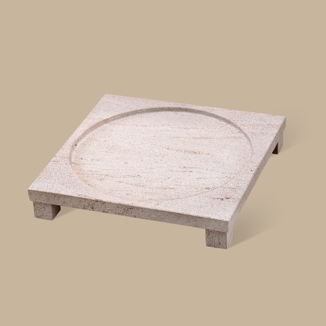 Teien Square Tray - Home Tray - Black Blaze