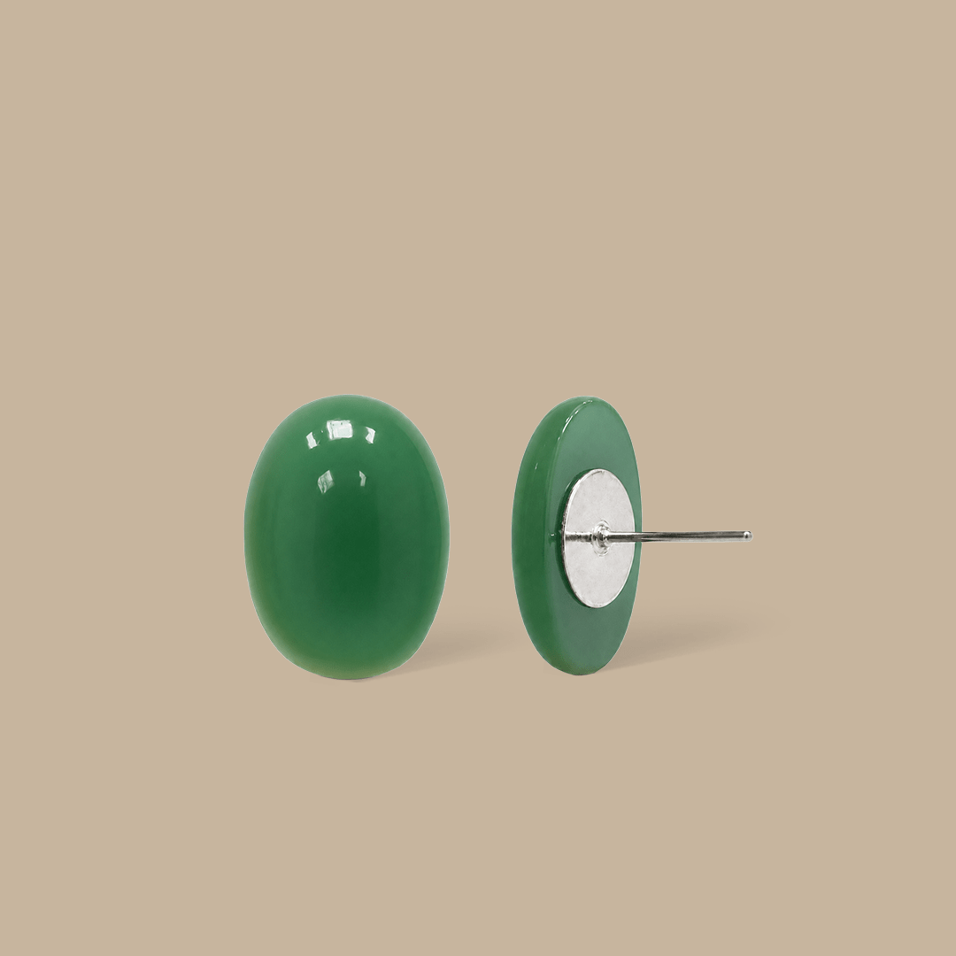 Candle Pin Set of 2 - Green Aventurine - Accessories - Black Blaze