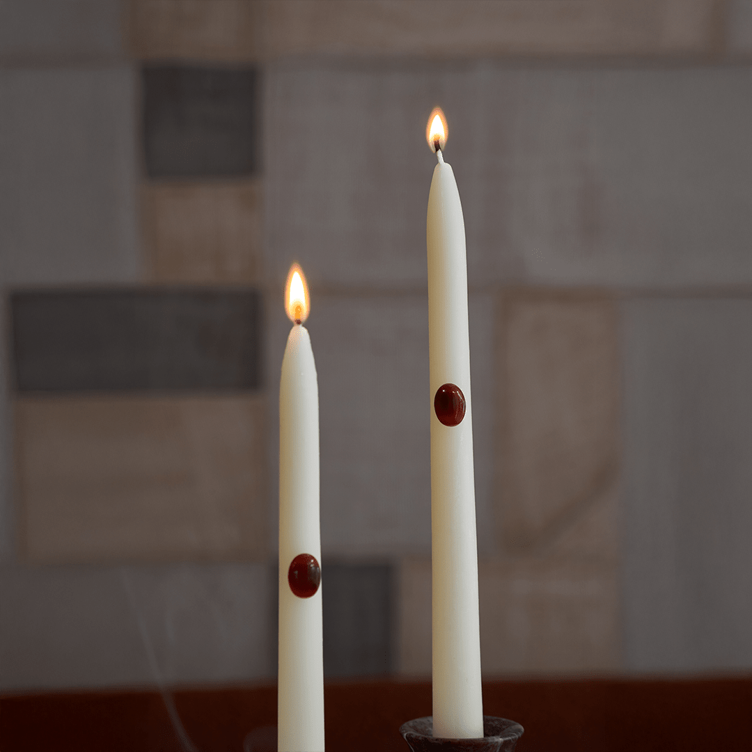 Candle Pin Set of 2 - Red Agate - Accessories - Black Blaze