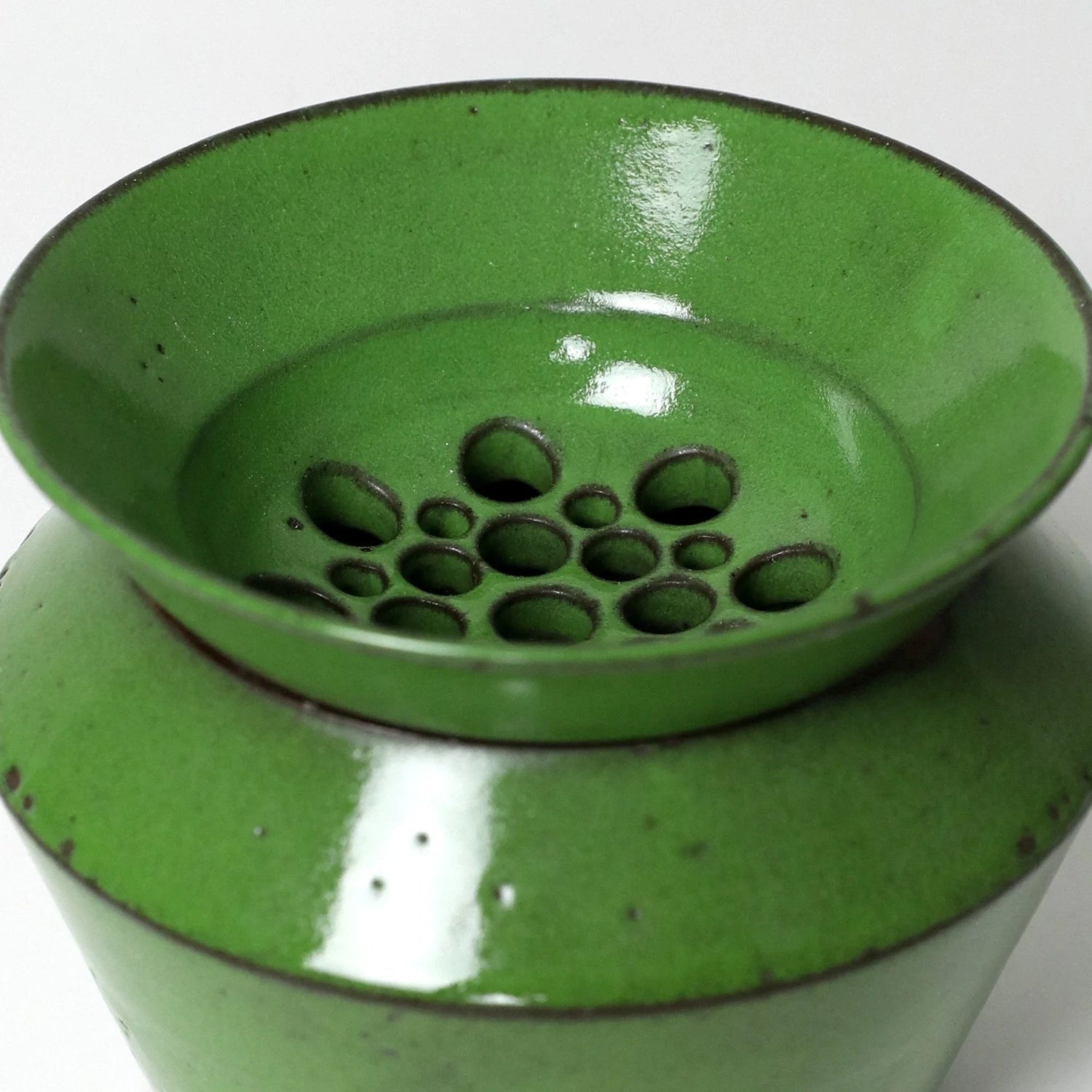 Ikebana Vase - Wasabi Green by Georgia Rose - Homeware - Black Blaze