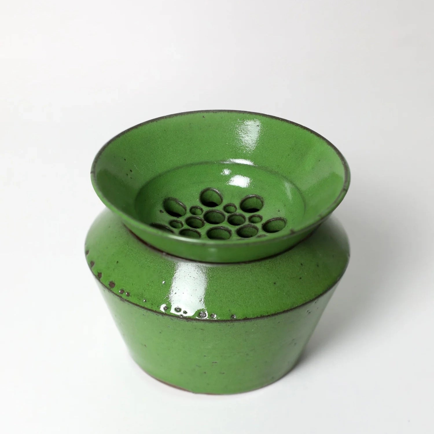 Ikebana Vase - Wasabi Green by Georgia Rose - Homeware - Black Blaze
