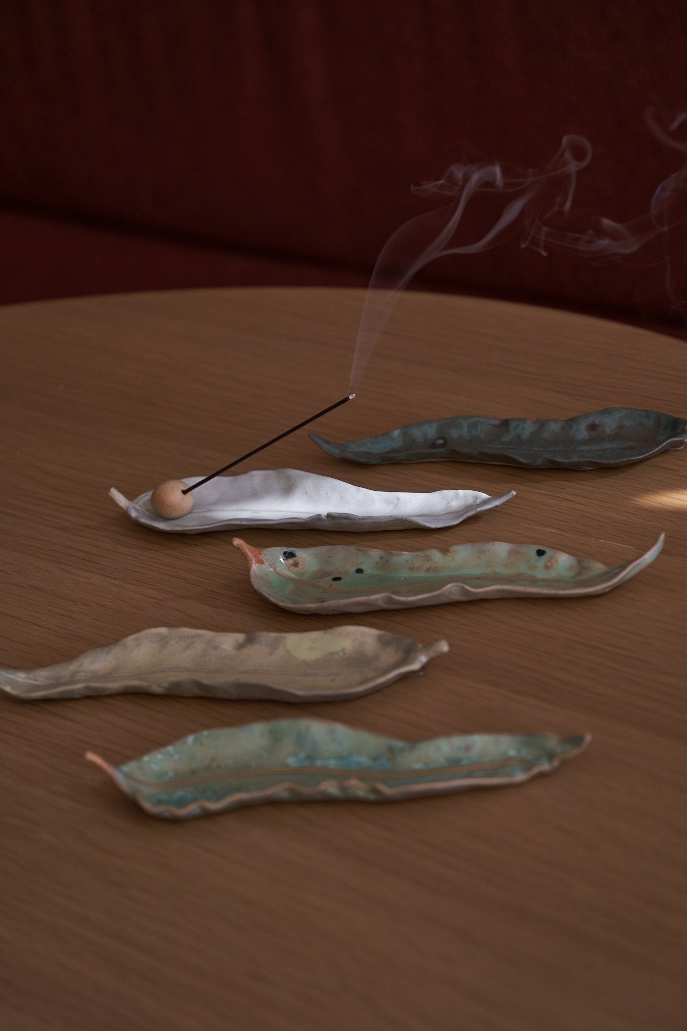 Leaf Incense Burner - Eucalyptus by Authete Studio - Homeware - Black Blaze