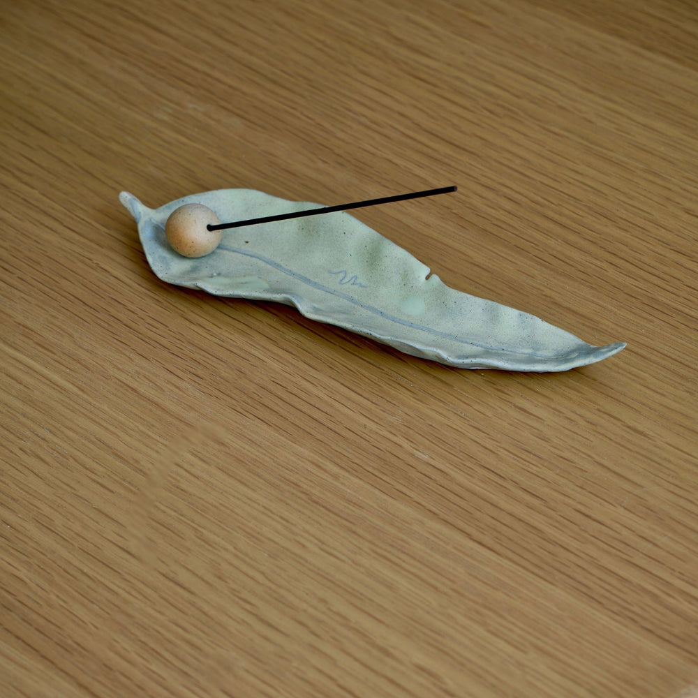 Leaf Incense Burner - Eucalyptus by Authete Studio - Homeware - Black Blaze