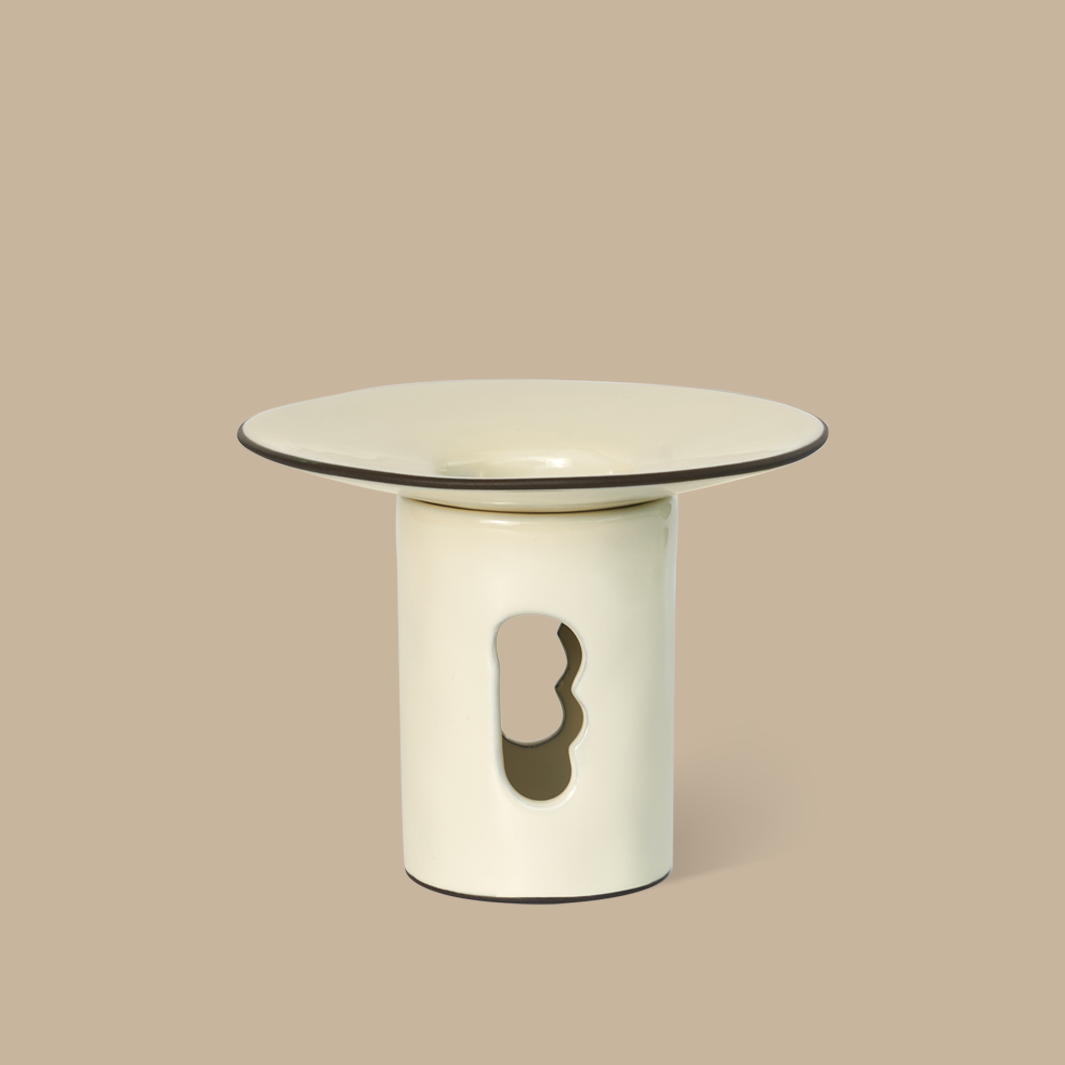 Lumière Oil Burner - Ivory - BLACK BLAZE
