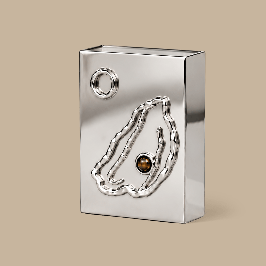 Oyster Matchbox - Silver - Accessories - Black Blaze