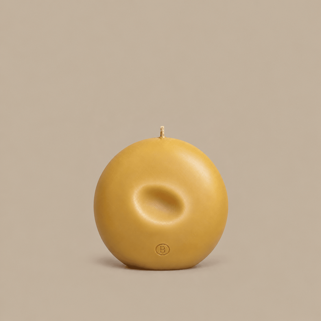 Poco Candle - Natural - Pillar Candle - Black Blaze