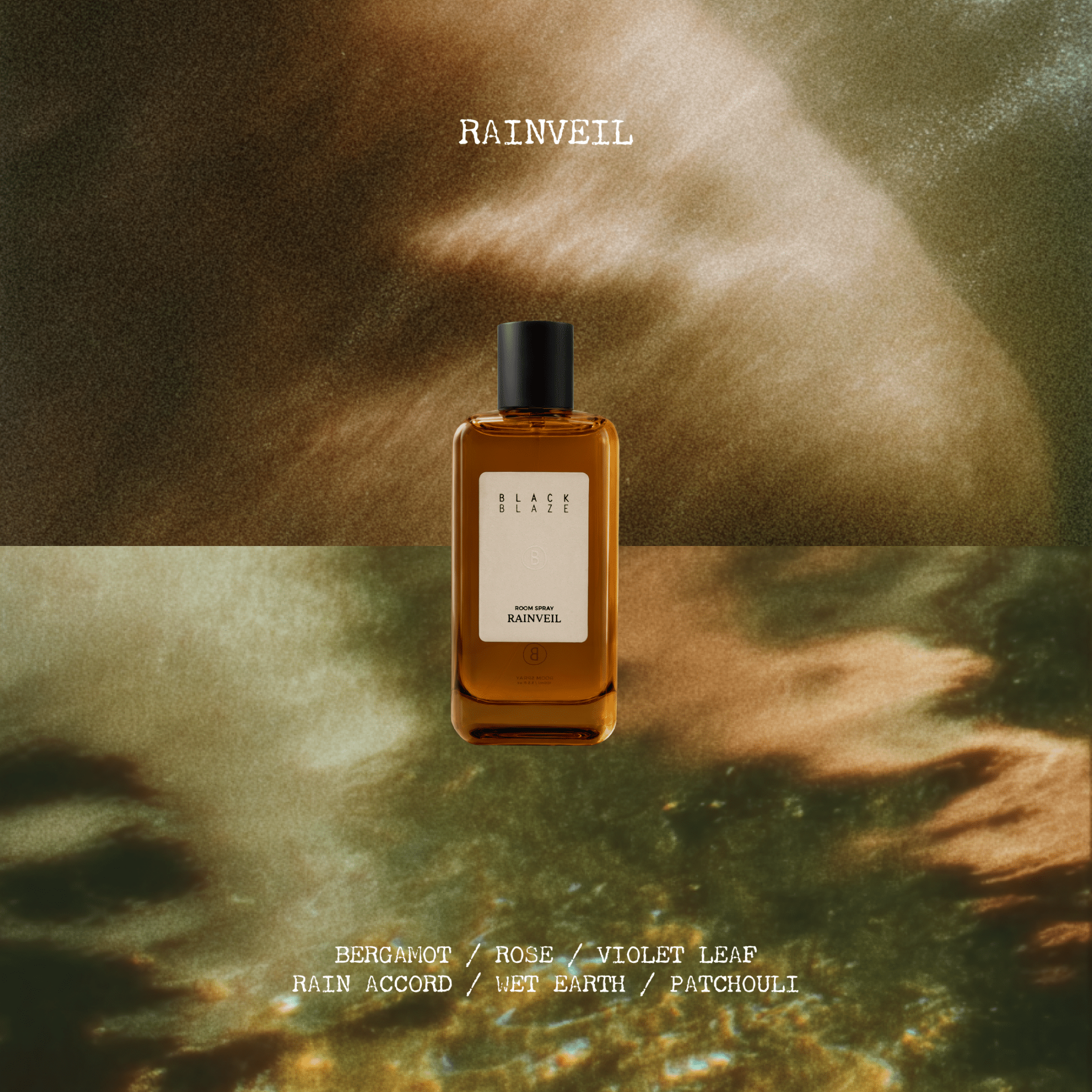 Rainveil Room Spray - Interior Fragrance Spray - Black Blaze