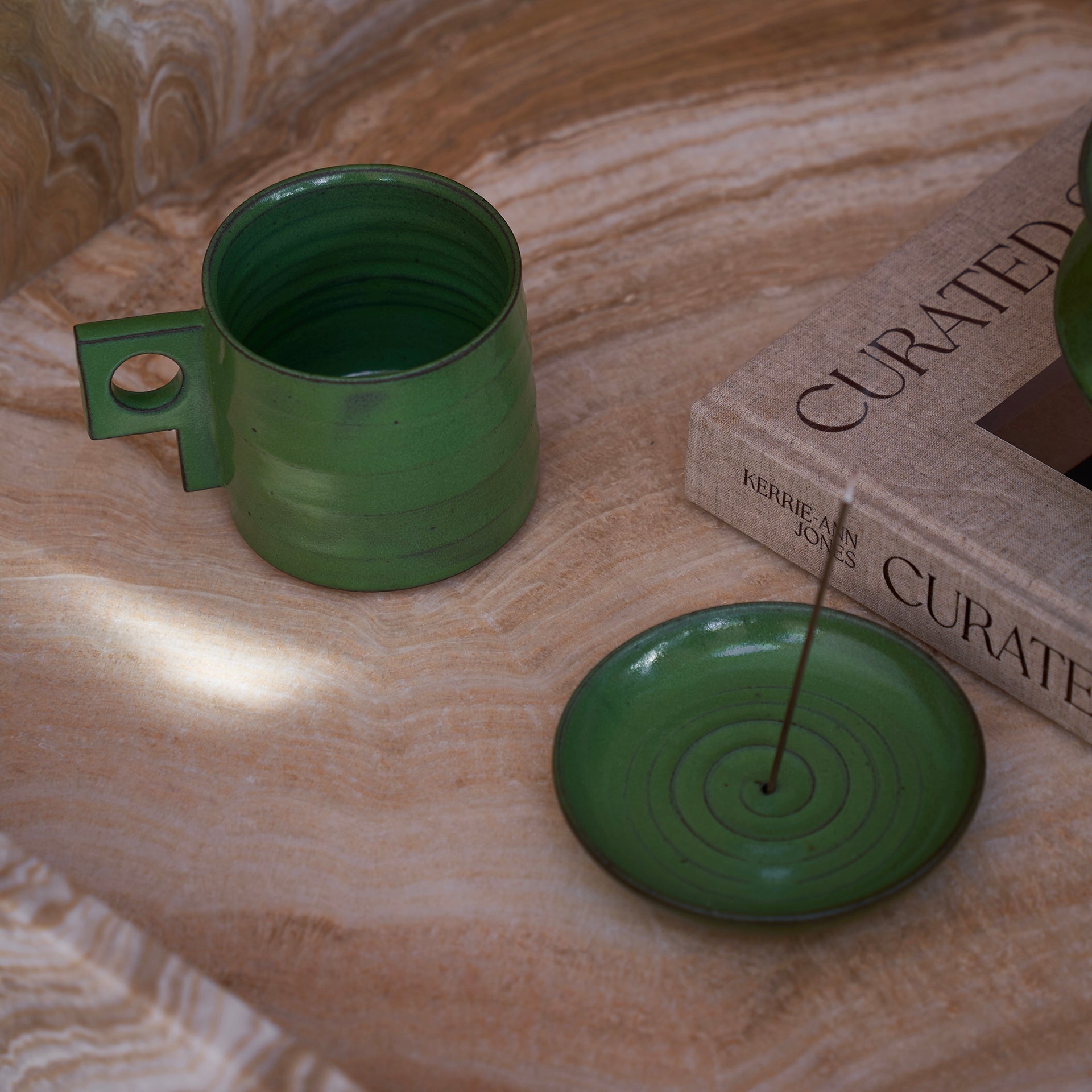 Retro Mug - Wasabi Green by Georgia Rose - Homeware - Black Blaze
