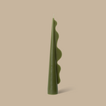 Seaweed Pillar Candle - Olive - BLACK BLAZE