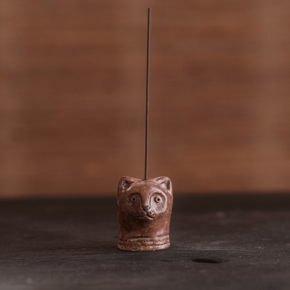Small Cat Incense Burner - Cinnamon by Ginny Lagos - Homeware - Black Blaze