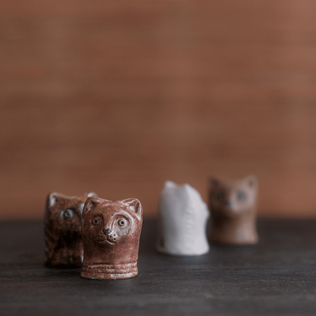 Small Cat Incense Burner - Cinnamon by Ginny Lagos - Homeware - Black Blaze