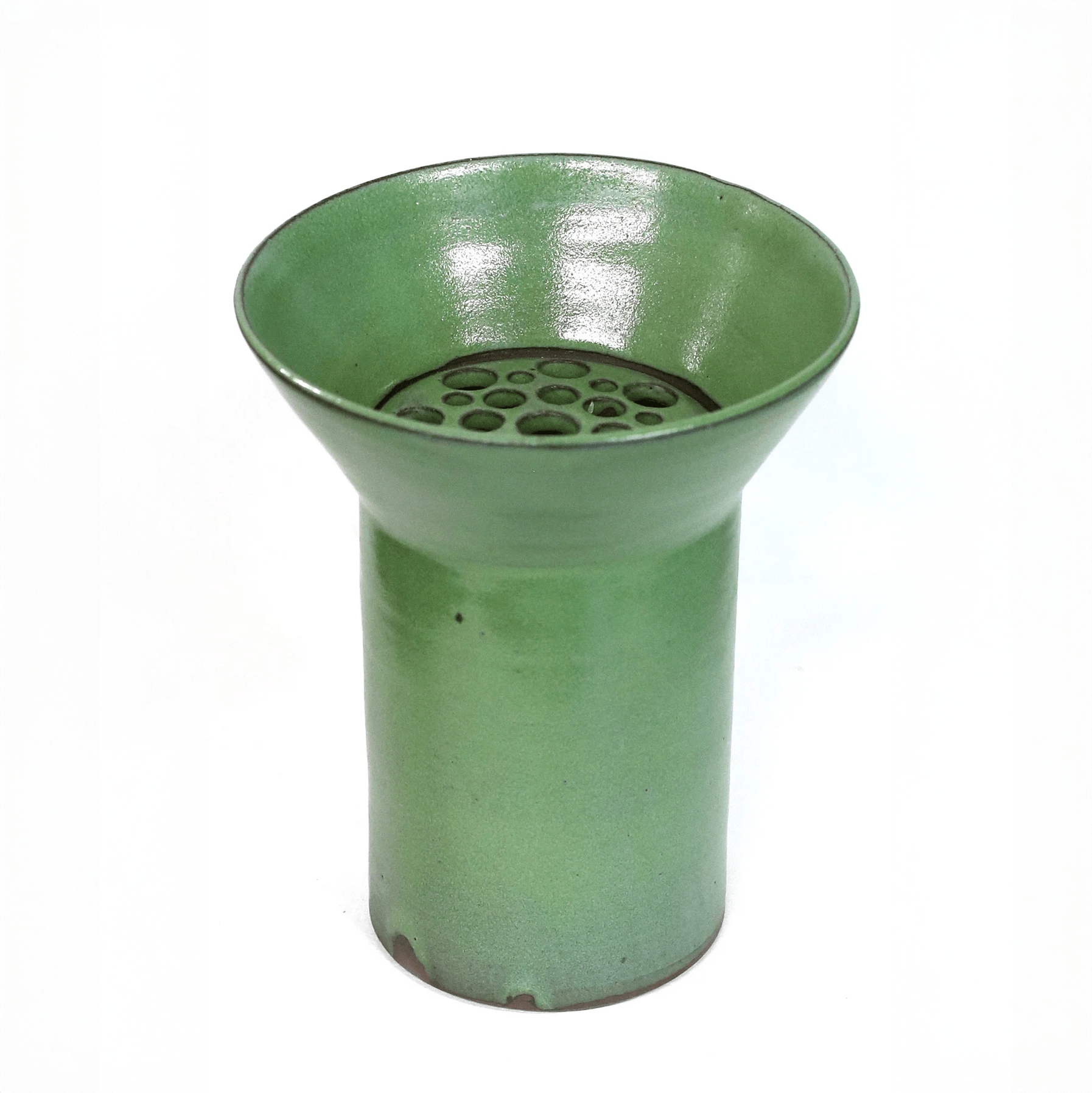 Tall Ikebana Vase - Wasabi Green by Georgia Rose - Homeware - Black Blaze