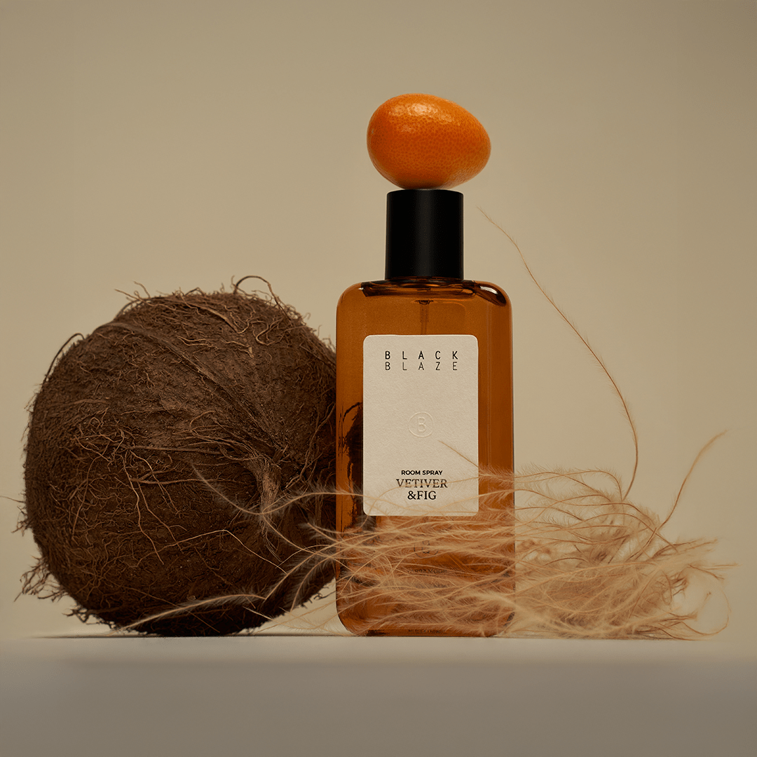 Vetiver & Fig Room Spray - Interior Fragrance Spray - Black Blaze