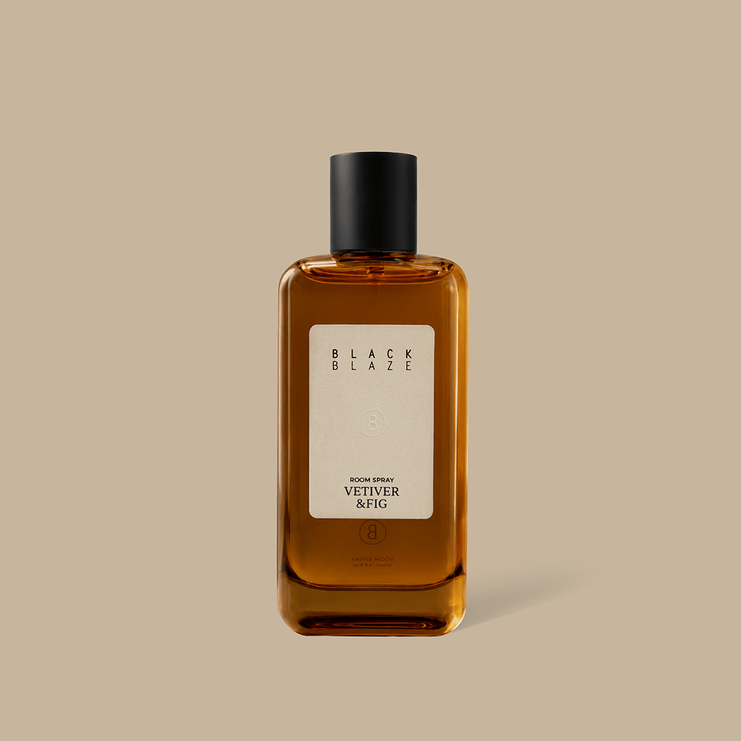Vetiver & Fig Room Spray - Interior Fragrance Spray - Black Blaze