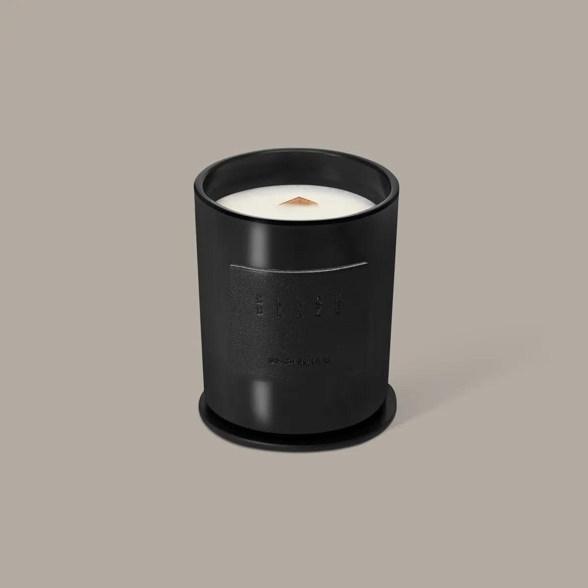 Beach Bonfire Scented Candle - BLACK BLAZE - THE GREAT OUTDOOR COLLECTION - BLACK BLAZE
