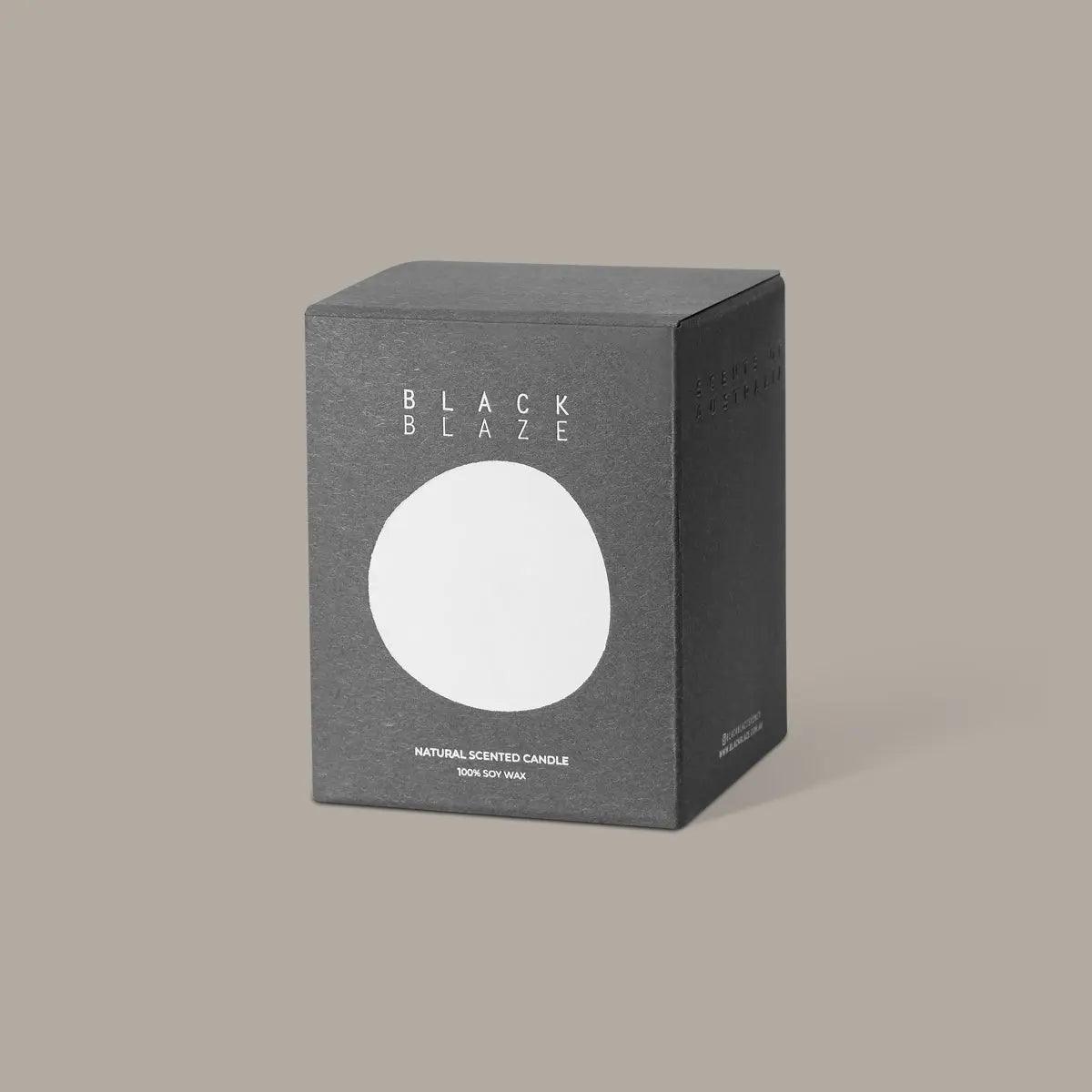 Beach Bonfire Scented Candle - BLACK BLAZE - THE GREAT OUTDOOR COLLECTION - BLACK BLAZE