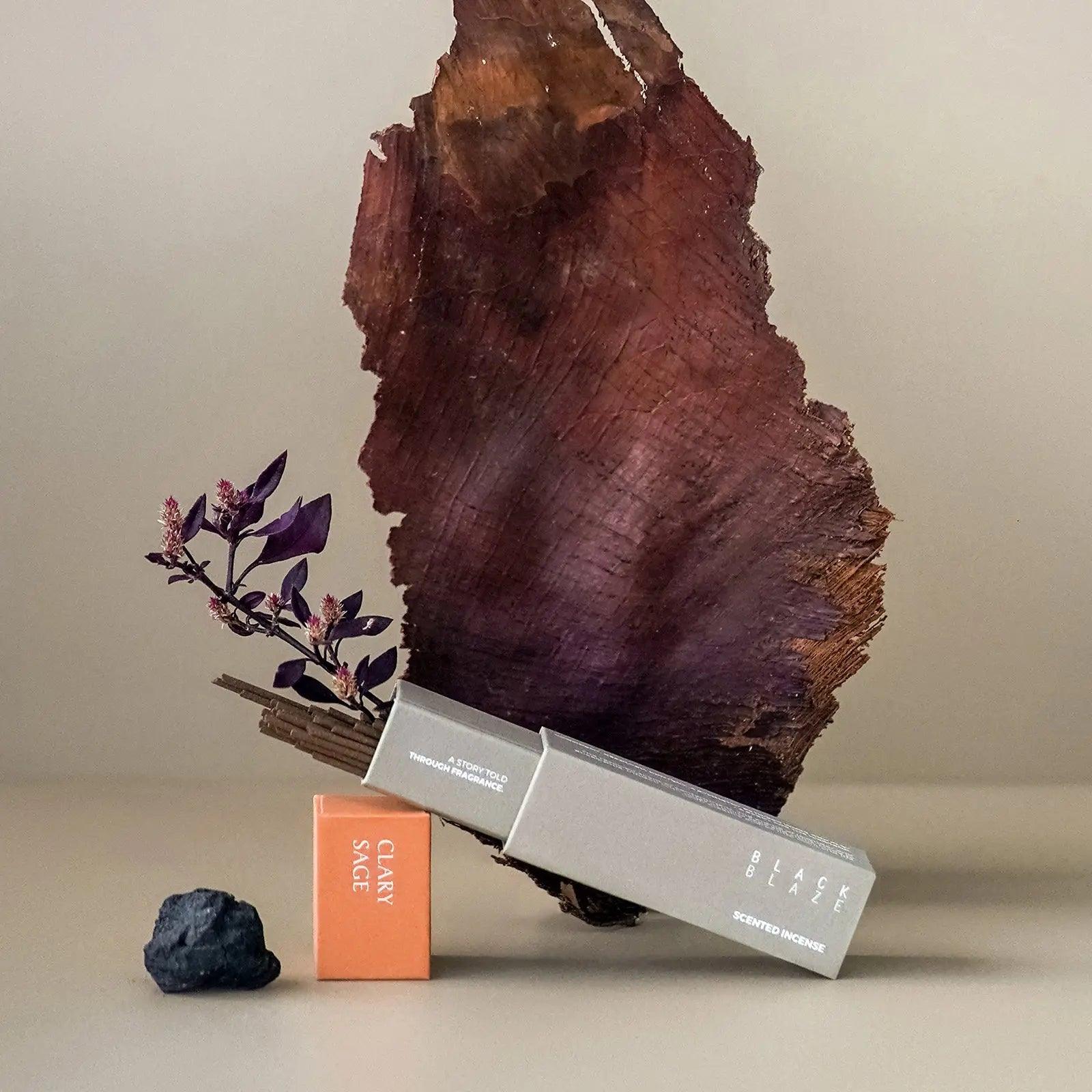 Clary Sage Scented Incense - BLACK BLAZE - Scented Incense - BLACK BLAZE