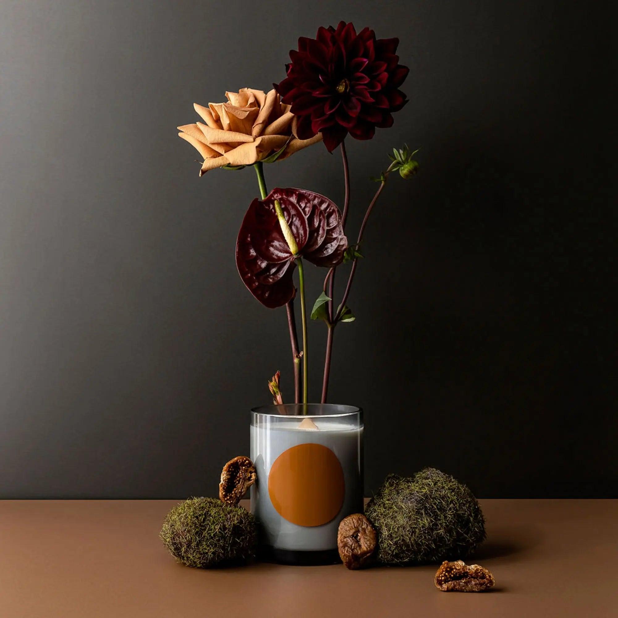 Vetiver & Fig Scented Candle 300g - HOME CANDLE - Black Blaze