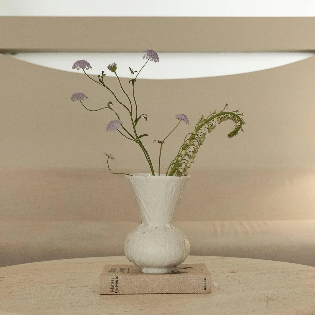 DOU vase - Speckled White - BLACK BLAZE - Homeware - Xu
