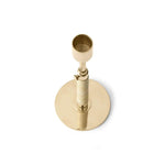 Duca Candle Holder - Polished Brass Menu