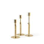 Duca Candle Holder - Polished Brass Menu