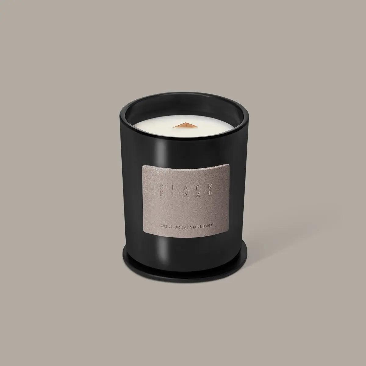 Rainforest Sunlight Scented Candle - BLACK BLAZE - THE GREAT OUTDOOR COLLECTION - BLACK BLAZE